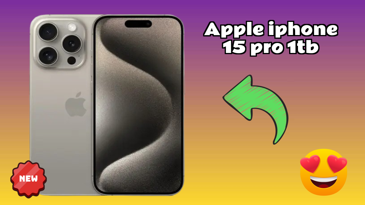 Apple IPhone 15 Pro 1TB Battery Life: 3274 MAh Charging Time