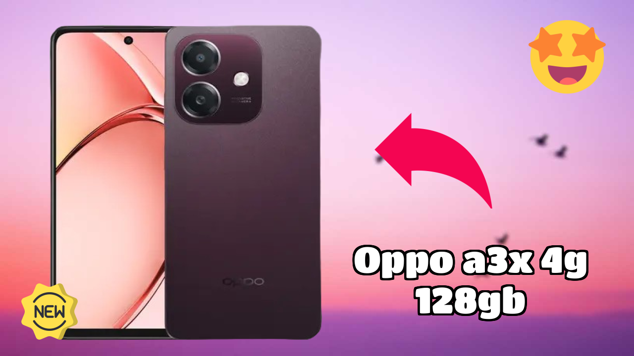 NewOPPO A3x 4G 128GB 2026: Latest Mobile Phone with High Quolity Disa