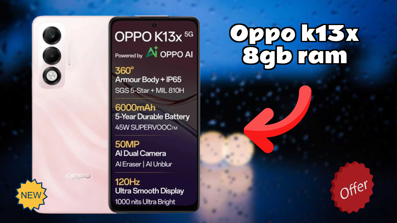 OPPO K13x 8GB RAM Camera Quality: 50 MP + 2 MP Rear Camera Samples