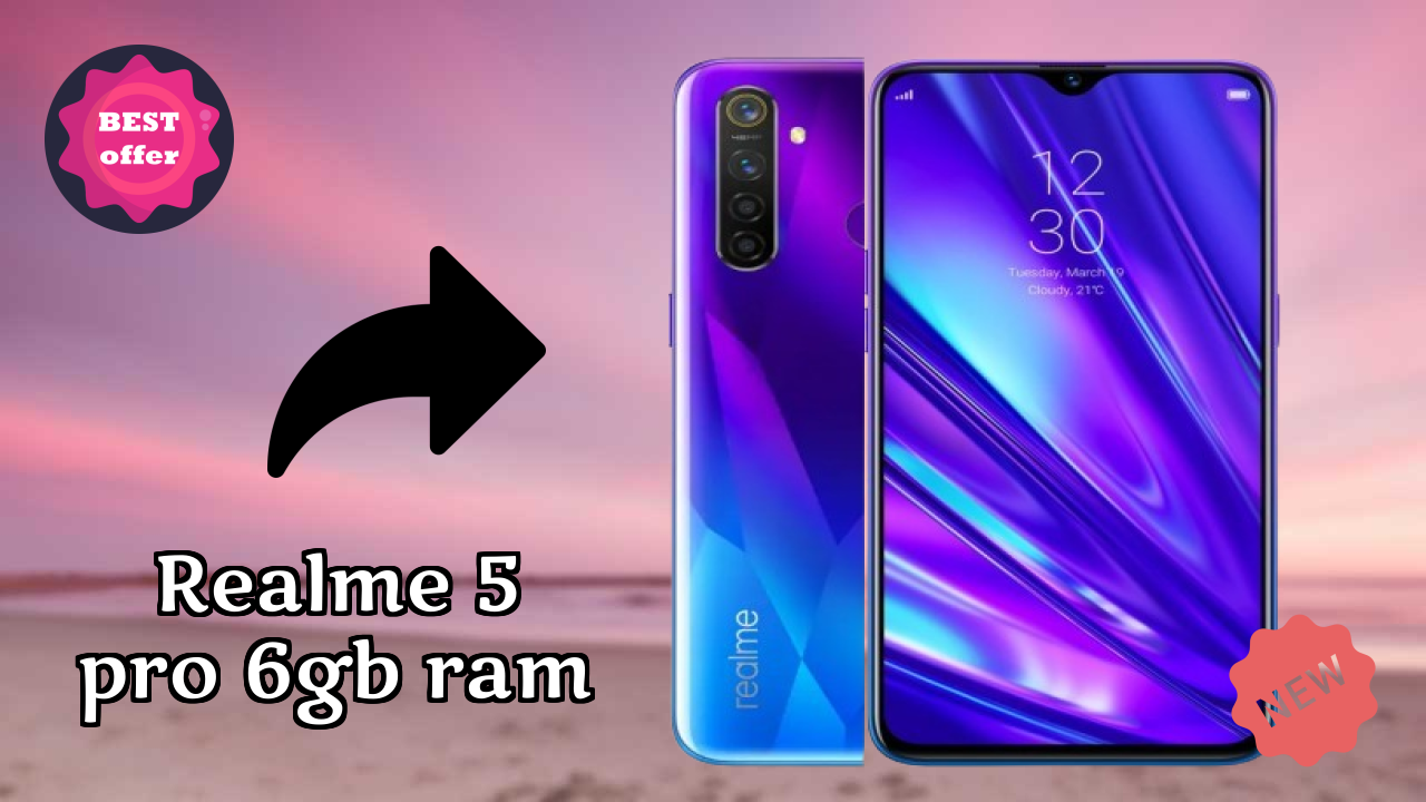 Realme 5 Pro 6GB RAM Display Technology: 6.3 Inches (16 Cm) Screen