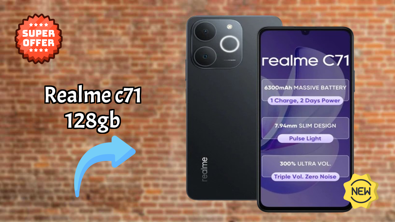 Realme C71 128GB Battery Life: 6300 MAh How Long Lasts