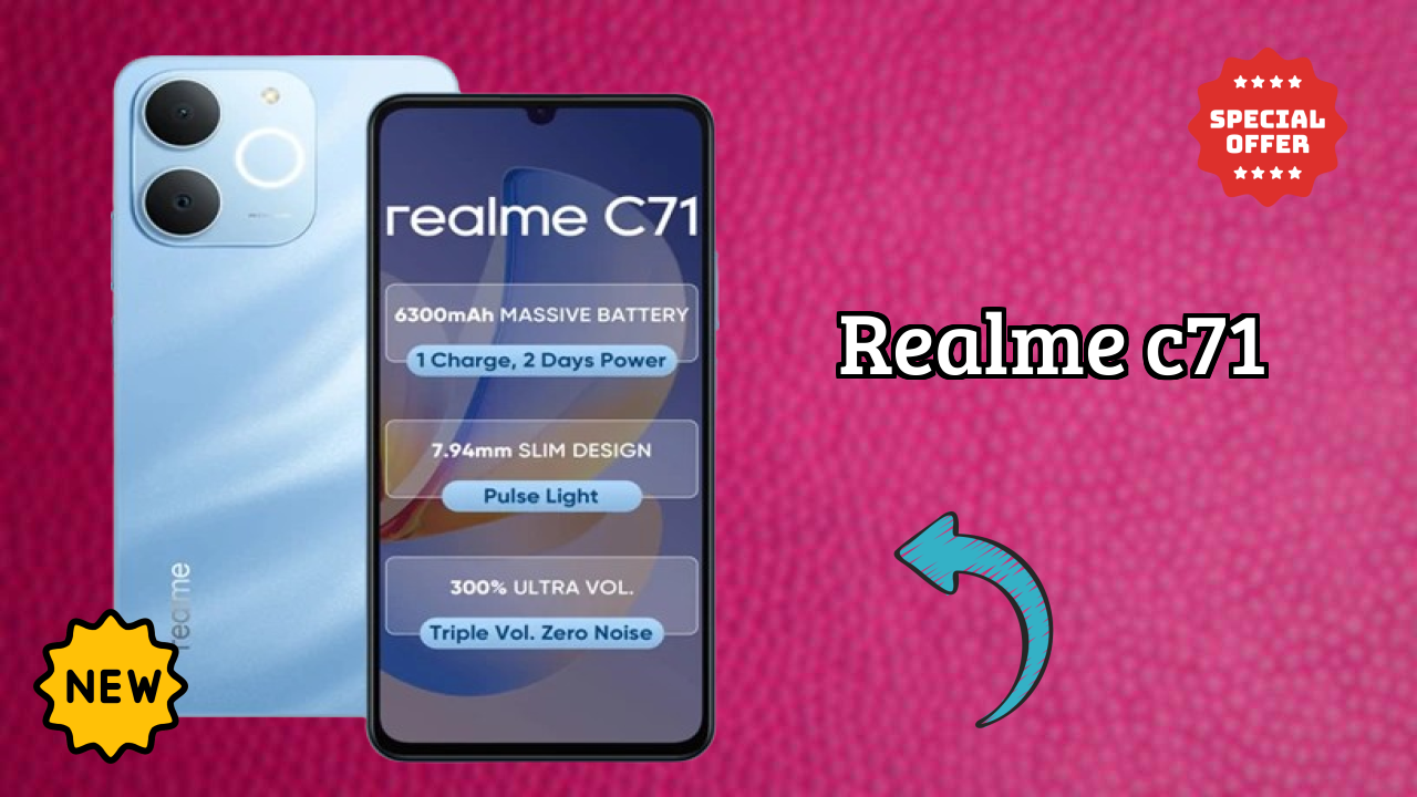 Realme C71 at ₹6,999 - Everything About It