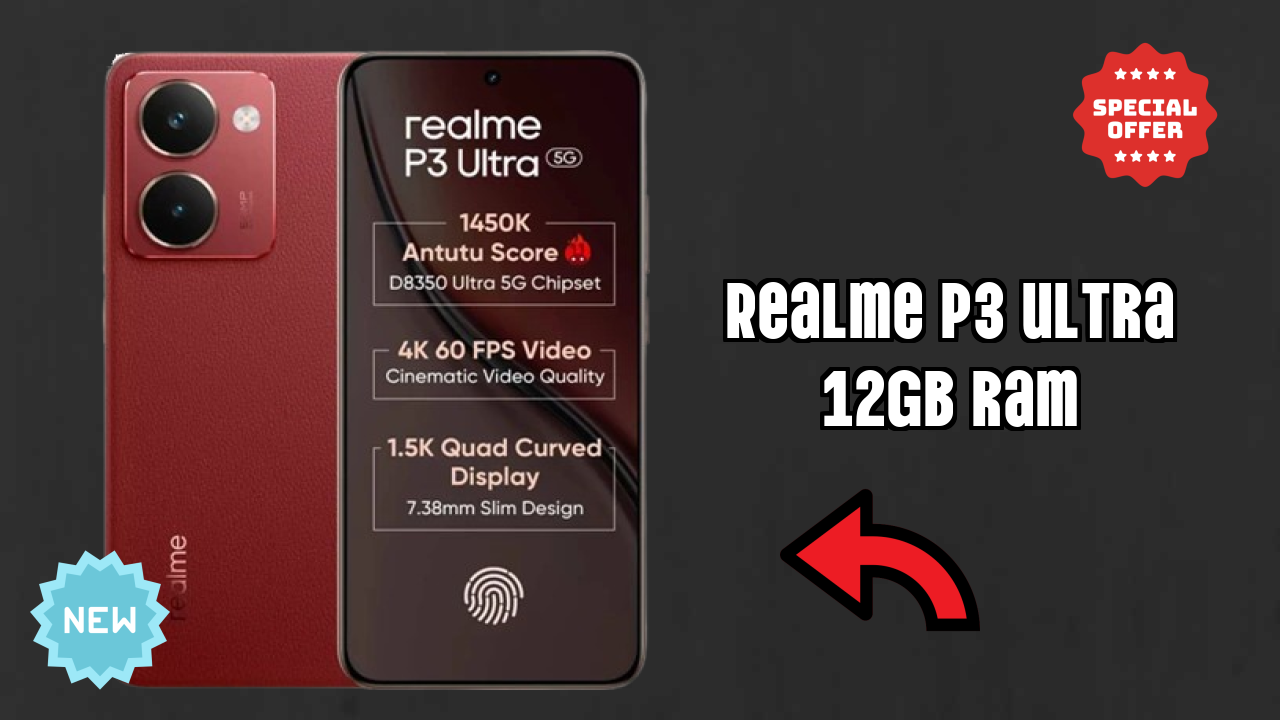 Realme P3 Ultra 12GB RAM Display Quality: AMOLED Explained