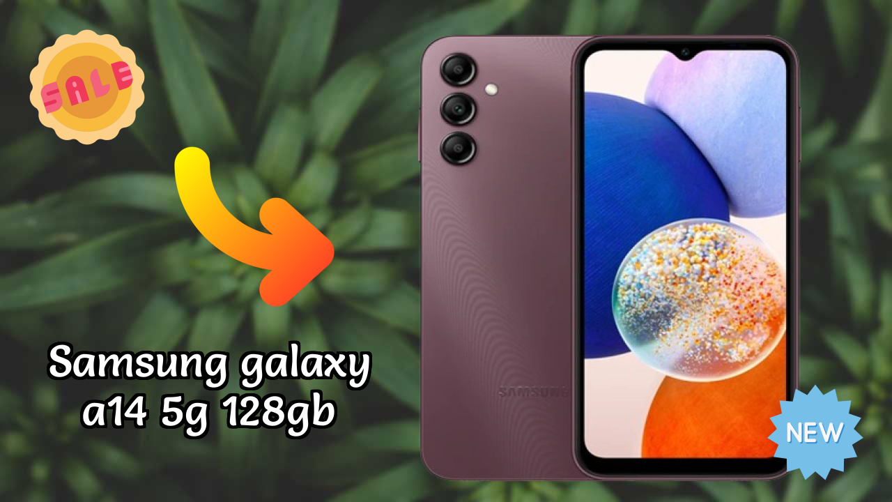 Samsung Galaxy A14 5G 128GB 2026: Camera 50 MP + 2 MP + 2 MP Rear Camera And LongLife Bettry