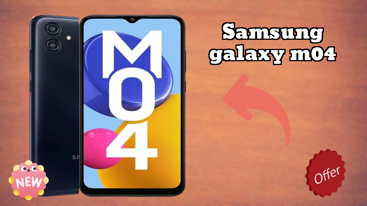 Samsung Galaxy M04 Display Review: 6.5 Inches (16.51 Cm) Screen Size