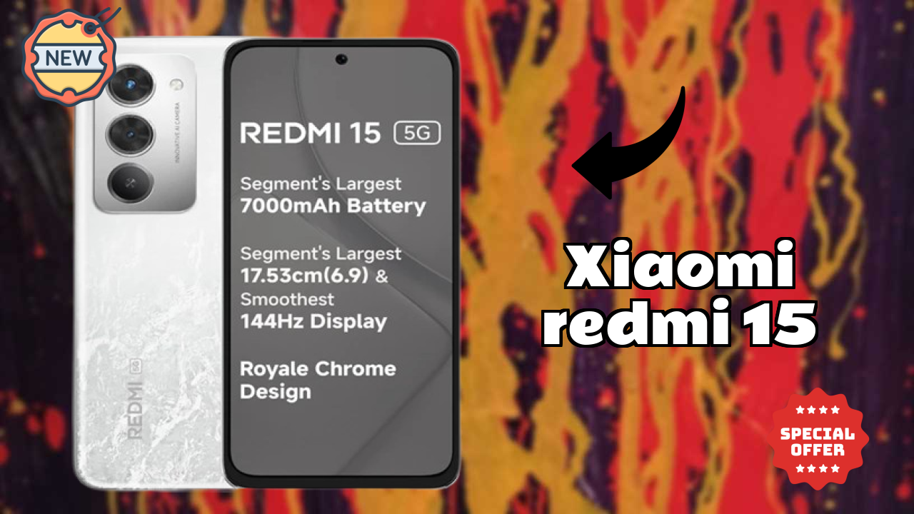 Xiaomi Redmi 15 Display Size: 6.9 Inches (17.53 Cm) Screen Review