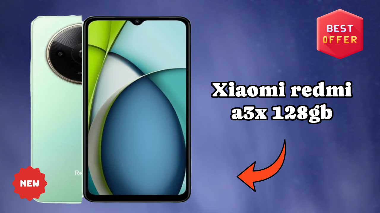 Xiaomi Redmi A3X 128GB RAM Performance: 4 GB RAM Multitasking